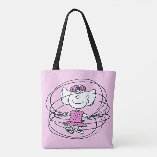 Sally Spelling sprinkphoek Tote Bag (Achterkant)