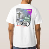 Sally the Penguin CC rond Latijns-Amerika T-shirt (Achterkant)