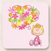 Sally Thinking of Flowers Bier Onderzetter (Voorkant)