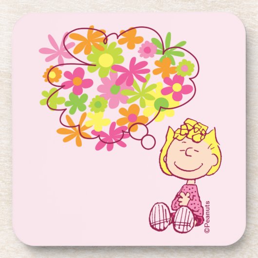 Sally Thinking of Flowers Bier Onderzetter (Voorkant)