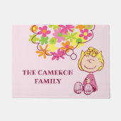 Sally Thinking of Flowers Deurmat (Voorkant)