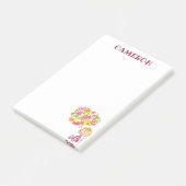 Sally Thinking of Flowers Post-it® Notes (Schuin)