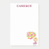 Sally Thinking of Flowers Post-it® Notes (Voorkant)