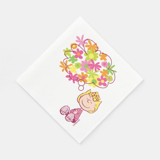 Sally Thinking of Flowers Servet (Hoek)