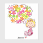 Sally Thinking of Flowers Sticker (Vel)