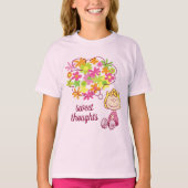 Sally Thinking of Flowers T-shirt (Voorkant)
