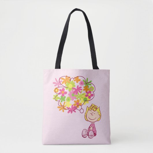 Sally Thinking of Flowers Tote Bag (Voorkant)