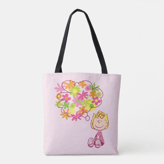 Sally Thinking of Flowers Tote Bag (Achterkant)