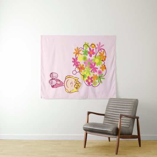 Sally Thinking of Flowers Wandkleed (In Situ (horizontaal))