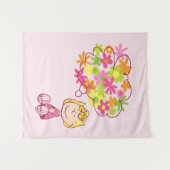 Sally Thinking of Flowers Wandkleed (Voorkant (horizontaal))