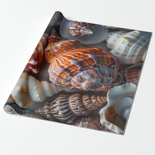 Sally Verkoopt Schelpen Cadeaupapier (Uitgerold)