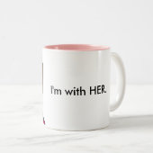 Sally Yates Tweekleurige Koffiemok (Voorkant rechts)