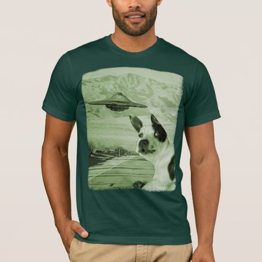 Sally ziet een ufo t-shirt (Voorkant)