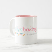 Sally's Baking Addiction Logo Mok (Voorkant links)