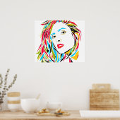 Salma Hayek Poster (Keuken)