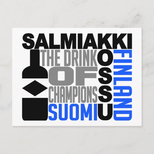 Salmiakki Kossu briefkaart (Voorkant)