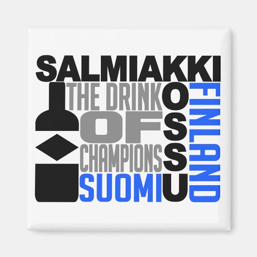Salmiakki Kossu magneet (Voorkant)