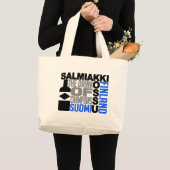 Salmiakki Kossu-tas - kies stijl Grote Tote Bag (Voorkant (product))