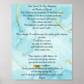 Salmo 23 citas bíblicas poster (Voorkant)