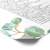 Salmo 91 Póster, Spaans bijbelvers Poster (Hoek)