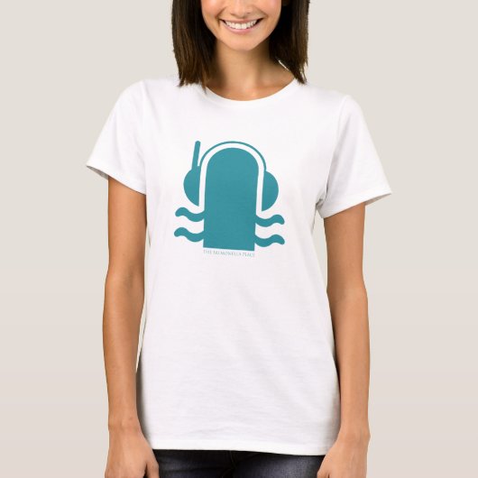 Salmo Logo Dames White Bady Doll T-shirt (Voorkant)