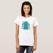 Salmo Logo Dames White Bady Doll T-shirt (Voorkant volledig)