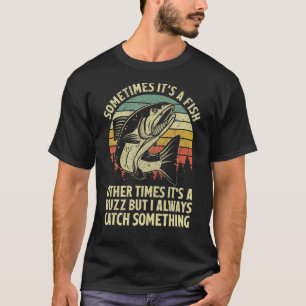 Salmol Vissen Soms Een Roes Vangen Volwassen Humor T-shirt