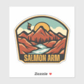 Salmon Arm, Brits-Columbia Sticker (Vel)