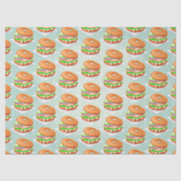 Salmon Bagels Weefpapier Tissuepapier