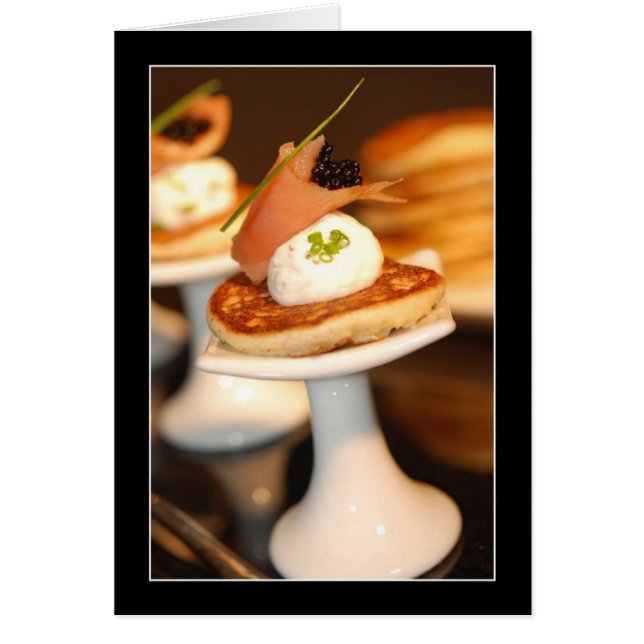 Salmon Blinis (Voorkant)