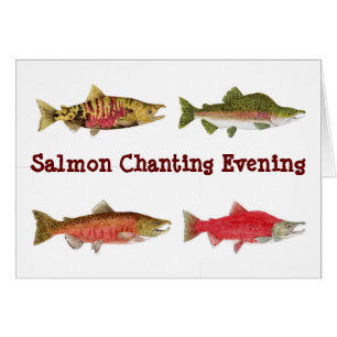 Salmon Chaning Evening-kaart