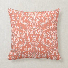 Salmon Damask Kussen