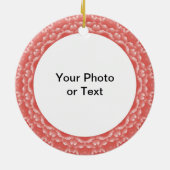 Salmon Deco Photo Lijst Ornament (Achterkant)