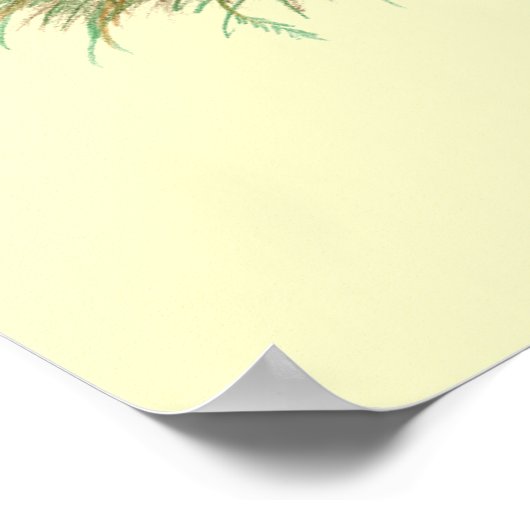 Salmon Faverolle Hen Poster (Hoek)