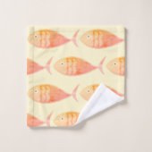Salmon Fish Group Bad Handdoek (Wasdoekje)