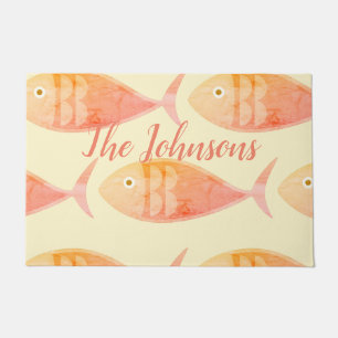 Salmon Fish Group Deurmat