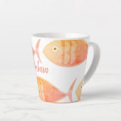 Salmon Fish Group Latte Mok (Rechterhoek)