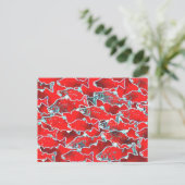 SALMON FISH REDS BRIEFKAART (Staand voorkant)