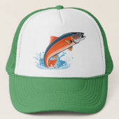 Salmon fish trucker pet (Voorkant)
