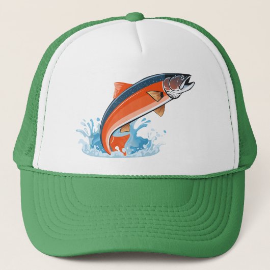 Salmon fish trucker pet (Voorkant)