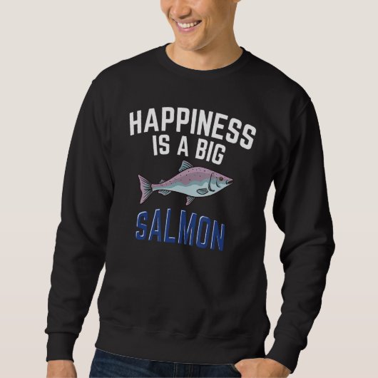 Salmon Fishing Seasoning Fish Hunting Trui (Voorkant)