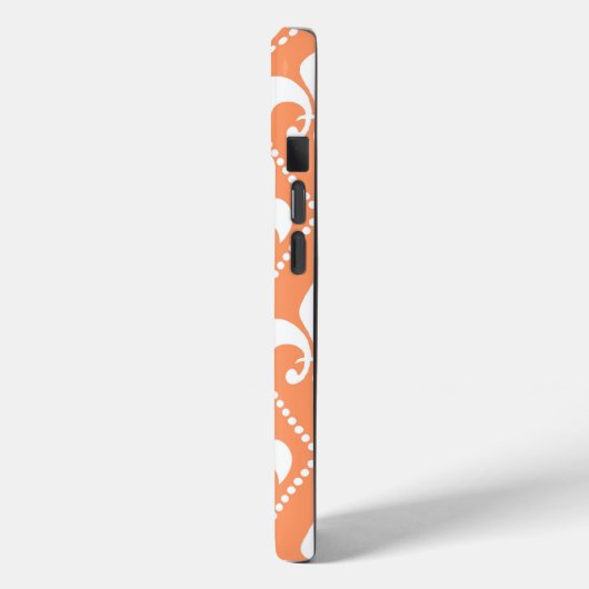 Salmon Fleur de Lis Case-Mate iPhone Case (Achterkant / Links)