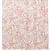 Salmon Foliage Douchegordijn (Voorkant)