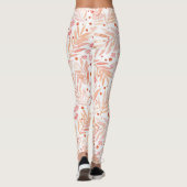 Salmon Foliage Leggings (Achterkant)