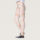 Salmon Foliage Leggings (Links)