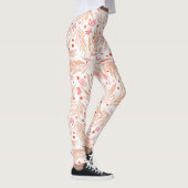 Salmon Foliage Leggings (Rechts)