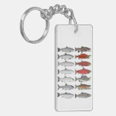 Salmon Group Sleutelhanger (Voorkant Links)