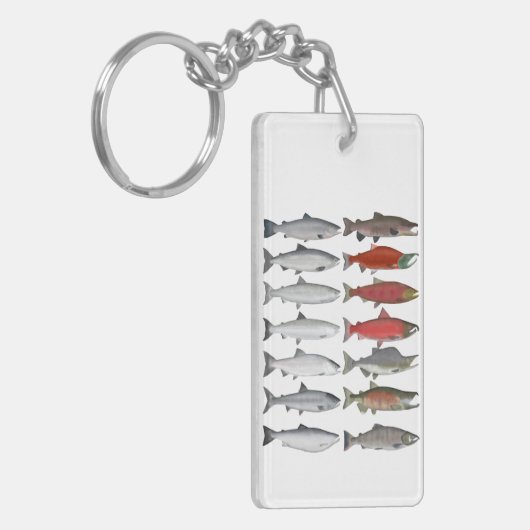 Salmon Group Sleutelhanger (Voorkant Links)