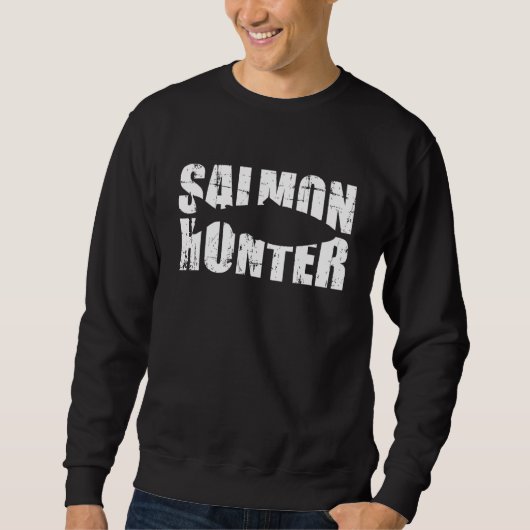 Salmon Hunter Vist Trui (Voorkant)