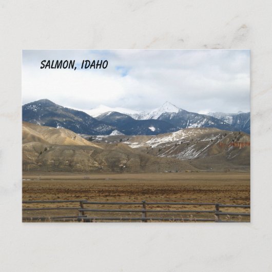 Salmon, Idaho Briefkaart (Voorkant)